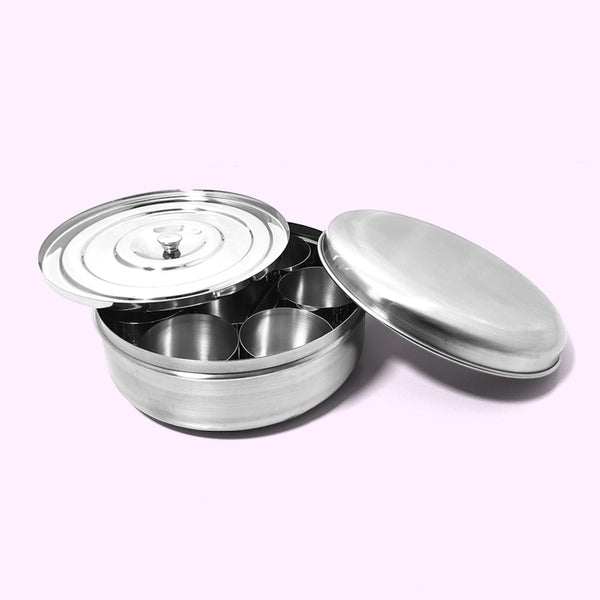 APPLE MASALA DABBA 12 MATT - Bhalaria Metal Forming