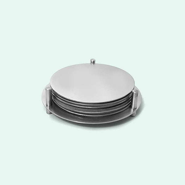 COASTER ROUND W/STAND - Bhalaria Metal Forming