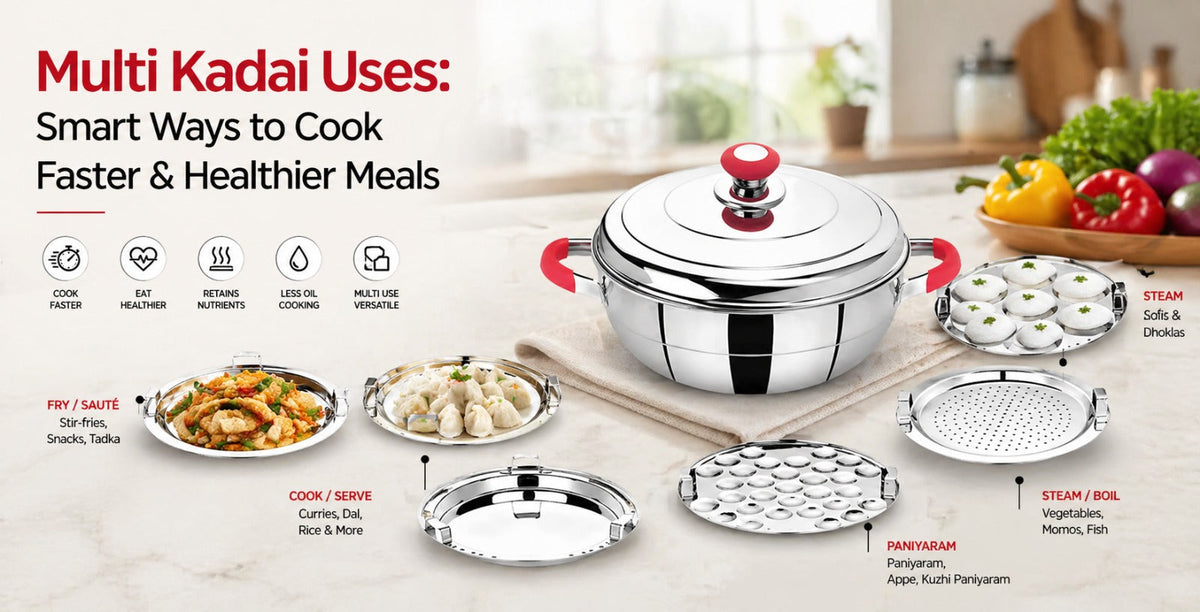 Multi Kadai Uses: Smart Ways to Cook Faster & Healthier Meals