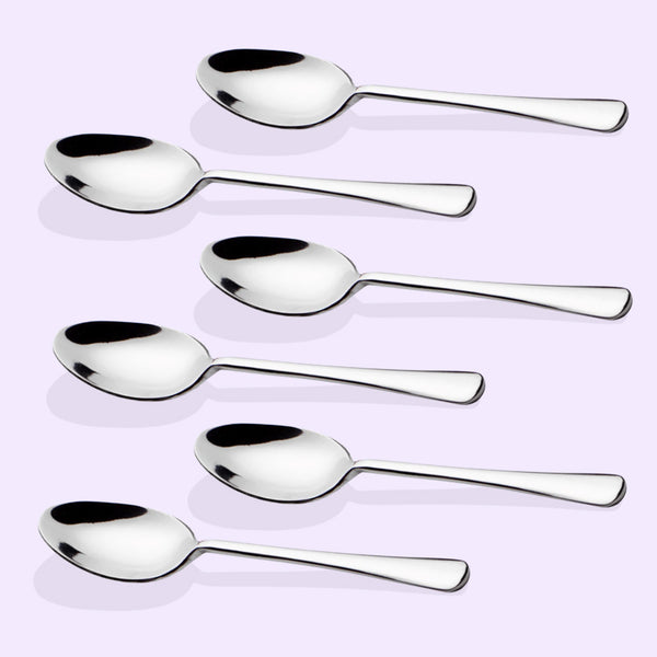 SMOOTH DESIGN DESSERT SPOON SET